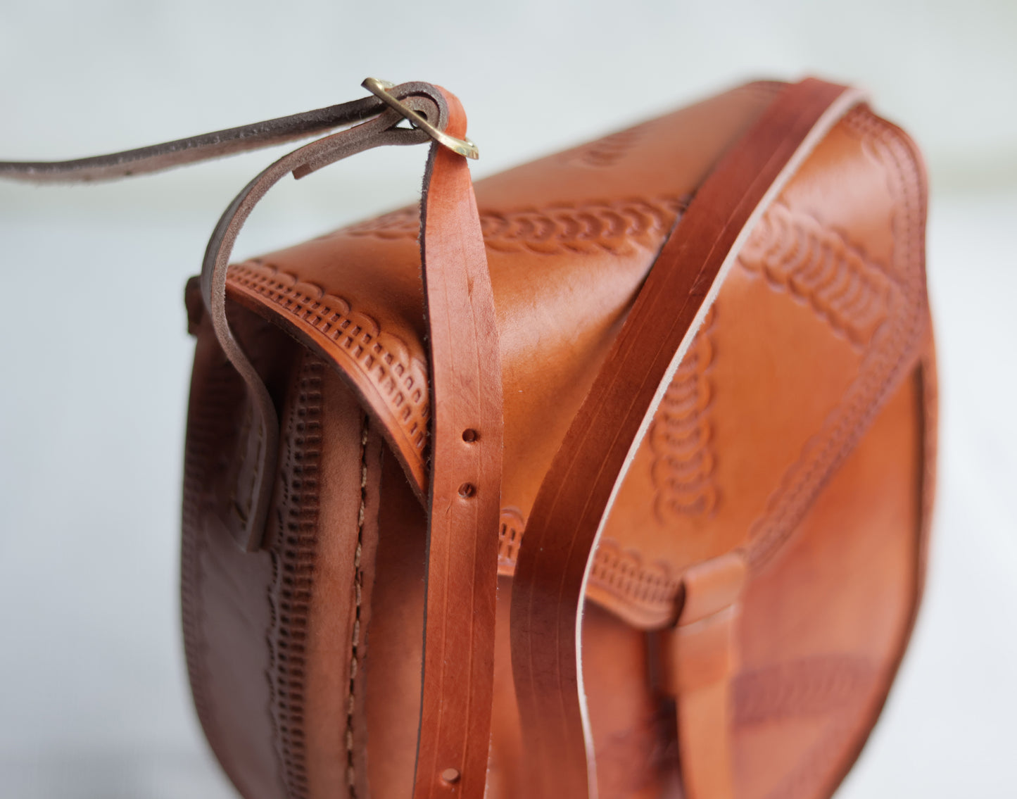 Full leather Boho bag