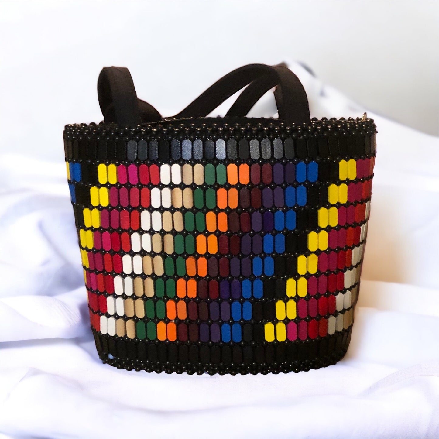 Big Wooden Bead Bags
