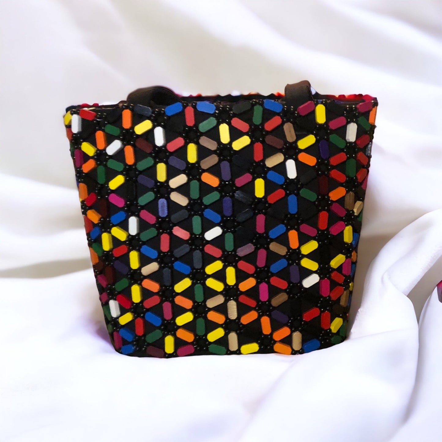 Big Wooden Bead Bags