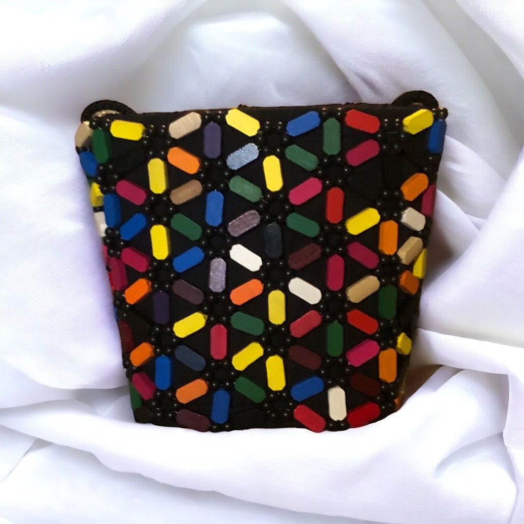 Small Wooden Bead Bags