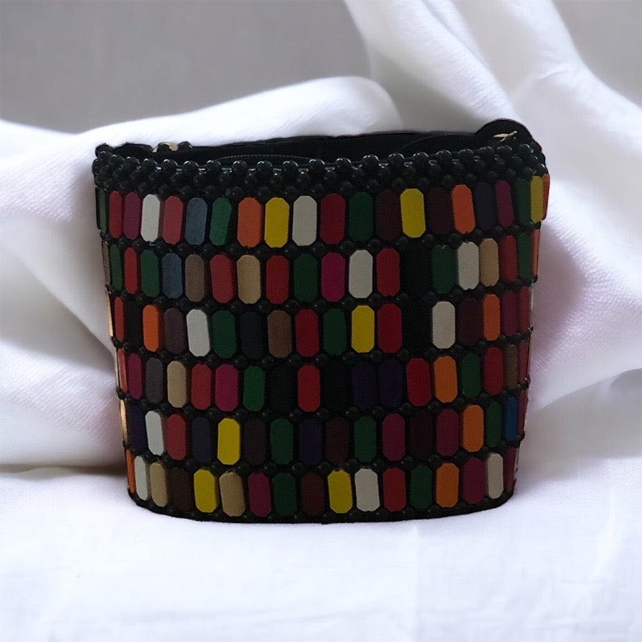 Small Wooden Bead Bags