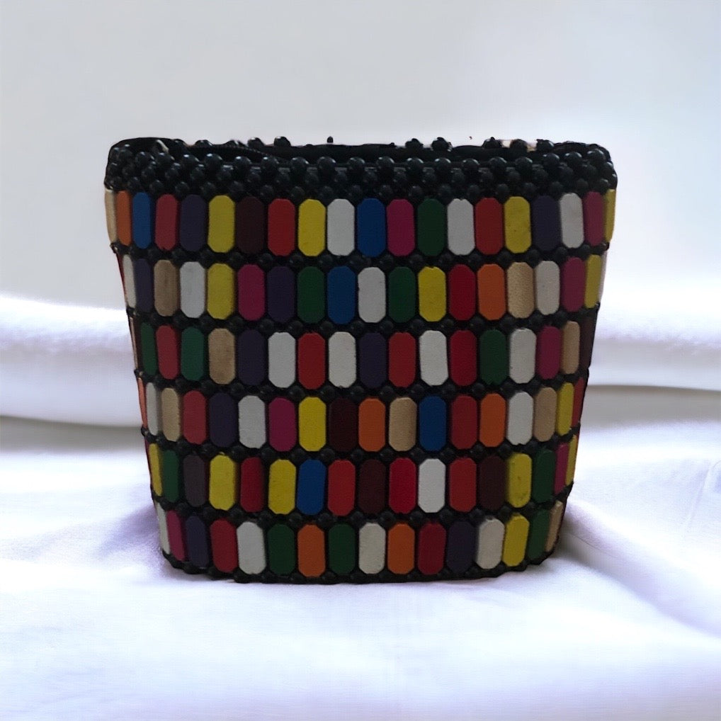 Small Wooden Bead Bags