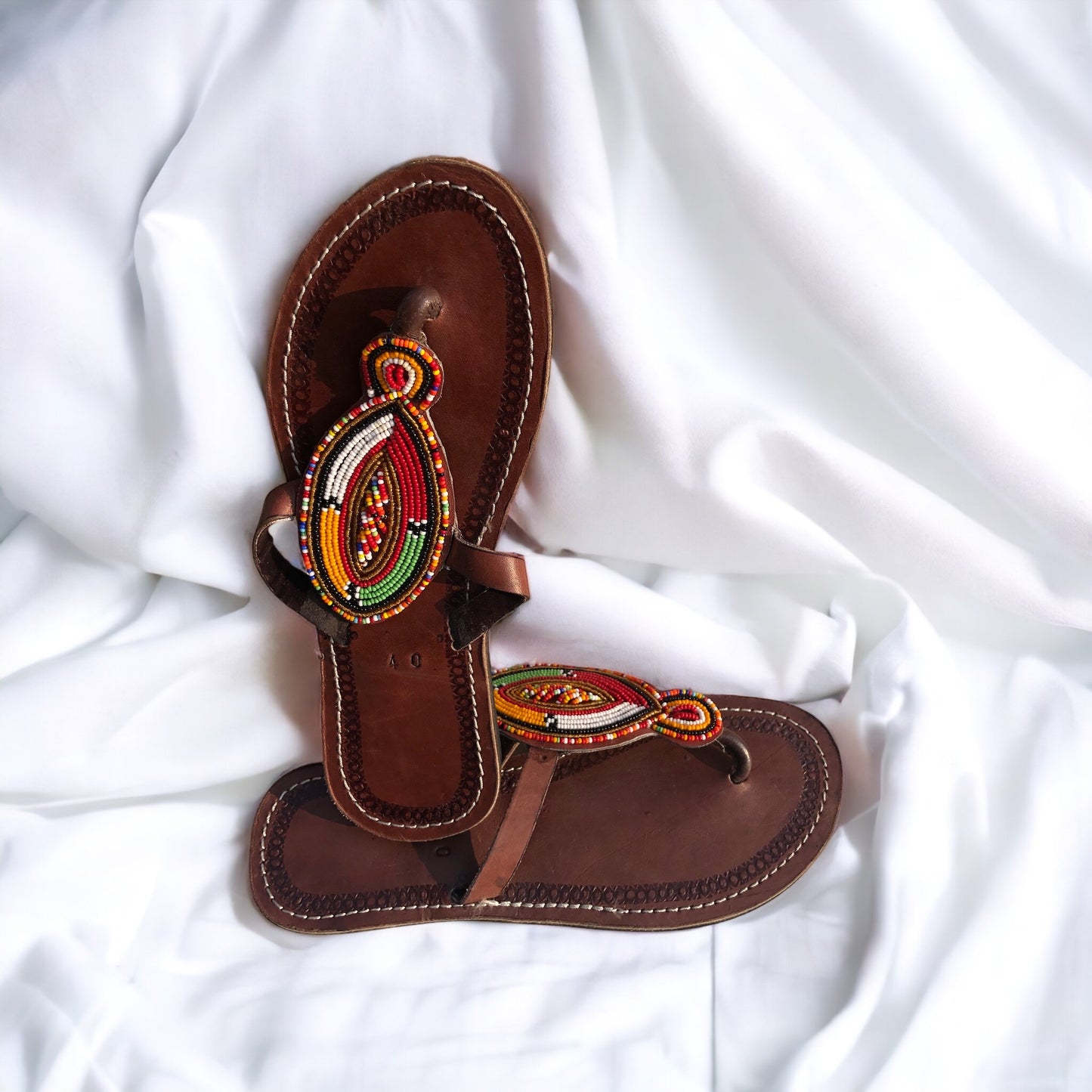 Size 9 Beaded Sandals