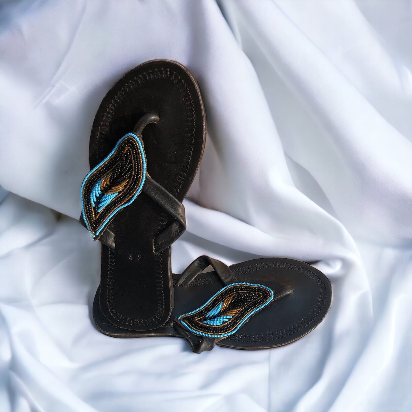 Size 11 Beaded Sandals