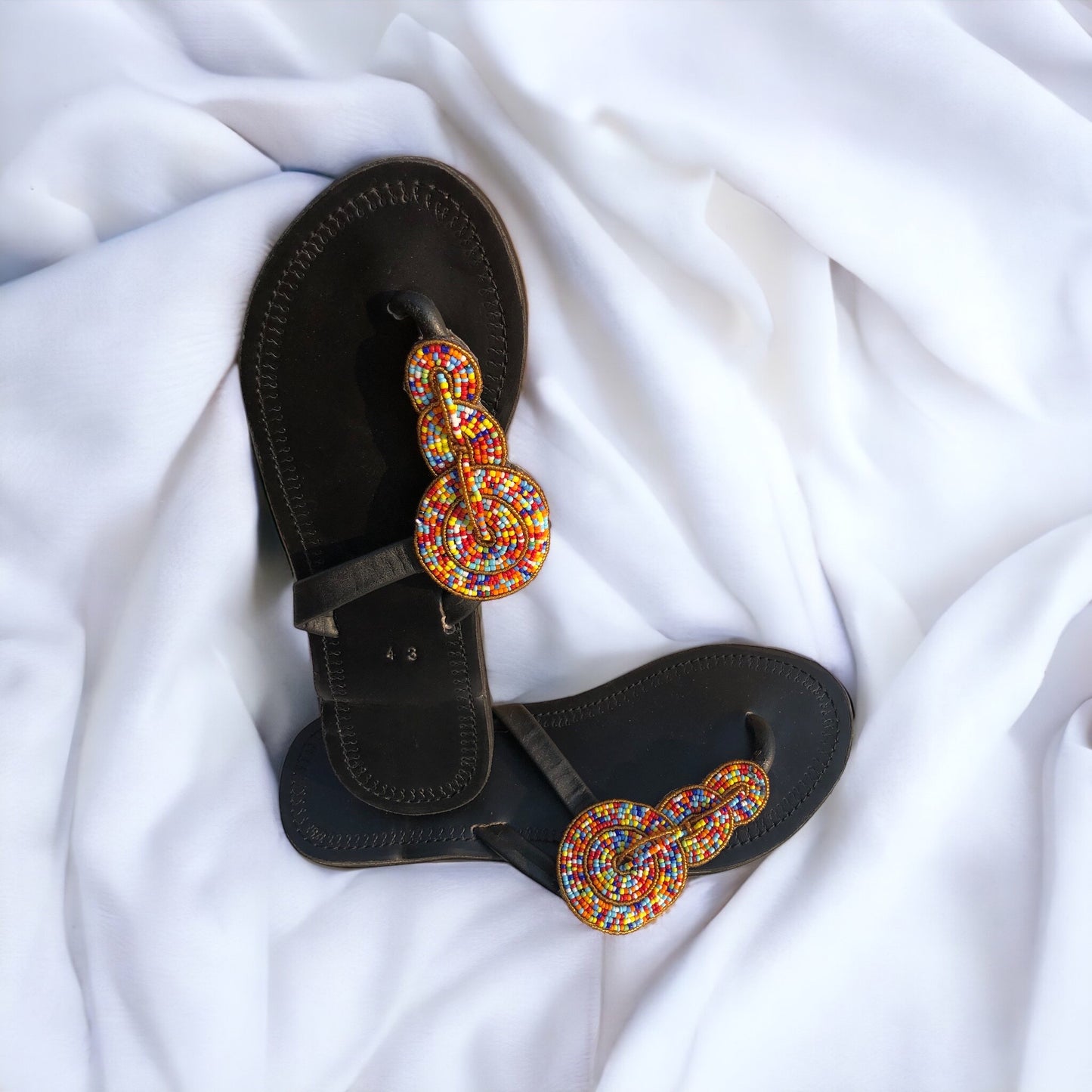 Size 12 Beaded Sandals