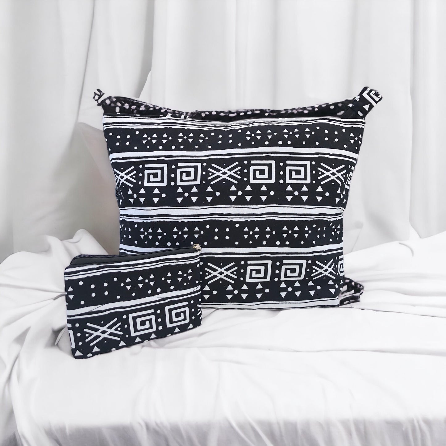 African Print Tote Bag
